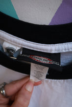 Load image into Gallery viewer, Vintage Trenton Thunder White &amp; Black Ringer T-Shirt Minor League Baseball Graphic Tee
