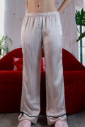 Striped Silky Pajama Pants - Elektra Vintage