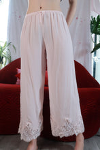 Load image into Gallery viewer, Lounge Pants Lace Trim - Elektra Vintage
