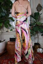 Load image into Gallery viewer, NWT Vintage 2000s Abstract Print One Shoulder Ruched Gown
