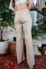 Load image into Gallery viewer, Vintage 2000s Guess Jeans Khaki Mid Rise Flare Pants Beige Y2K Trouser Pants

