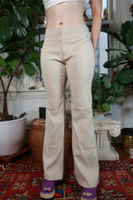 Load image into Gallery viewer, Vintage 2000s Guess Jeans Khaki Mid Rise Flare Pants Beige Y2K Trouser Pants
