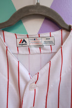 Load image into Gallery viewer, Philadelphia Phillies Maikel Franco #7 Majestic White Pinstripe MLB Baseball Jersey
