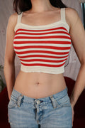 Stripe Knit Tank - Elektra Vintage
