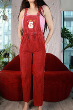 Load image into Gallery viewer, Newbee Teddy Bear Corduroy Overalls - Elektra Vintage
