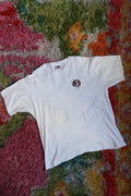 Vintage Florida State Seminoles White Embroidered Logo Graphic T-Shirt