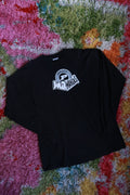 Vintage Purdue Boilermakers Black Long Sleeve Collegiate Graphic T-Shirt