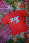 Vintage 2005 Rutgers Football Red Graphic T-Shirt Helmet Pride Is Power Tee