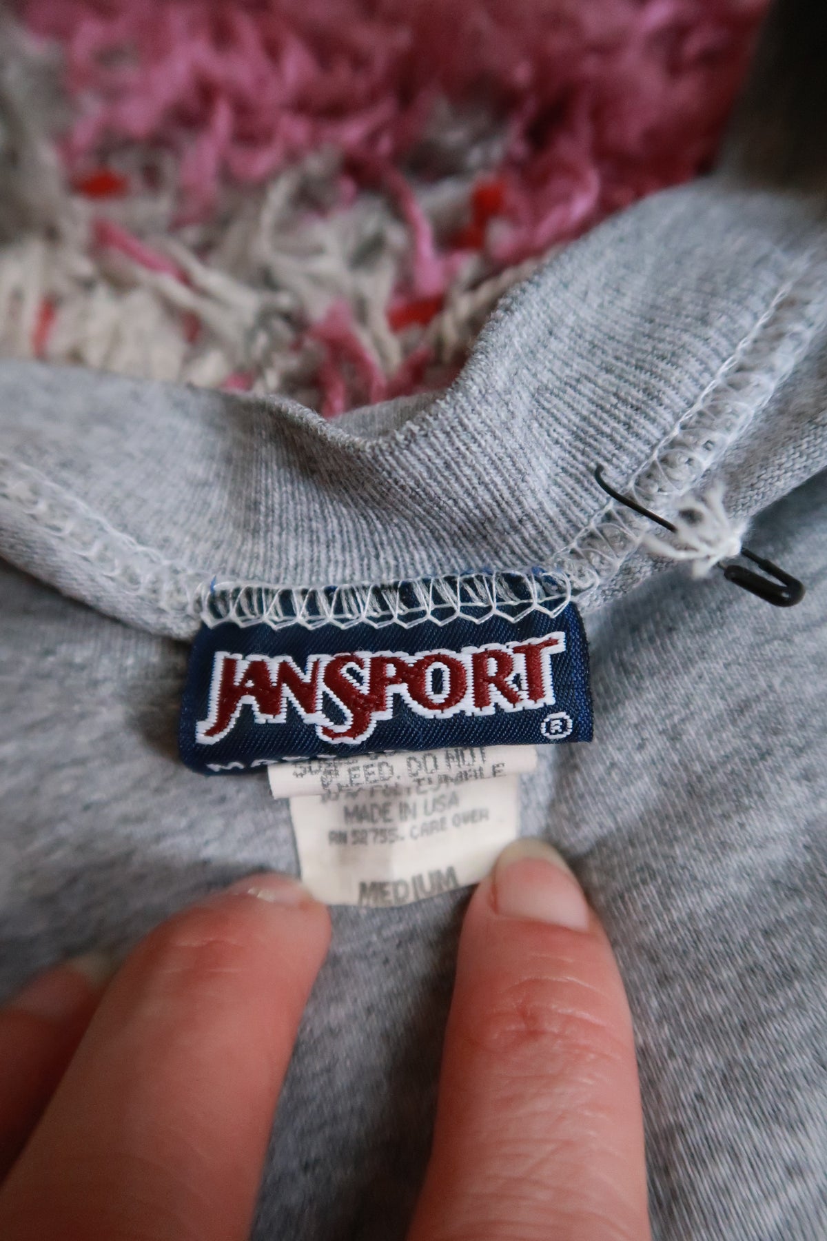 Vintage Purdue University Jansport Gray Collegiate College Tee