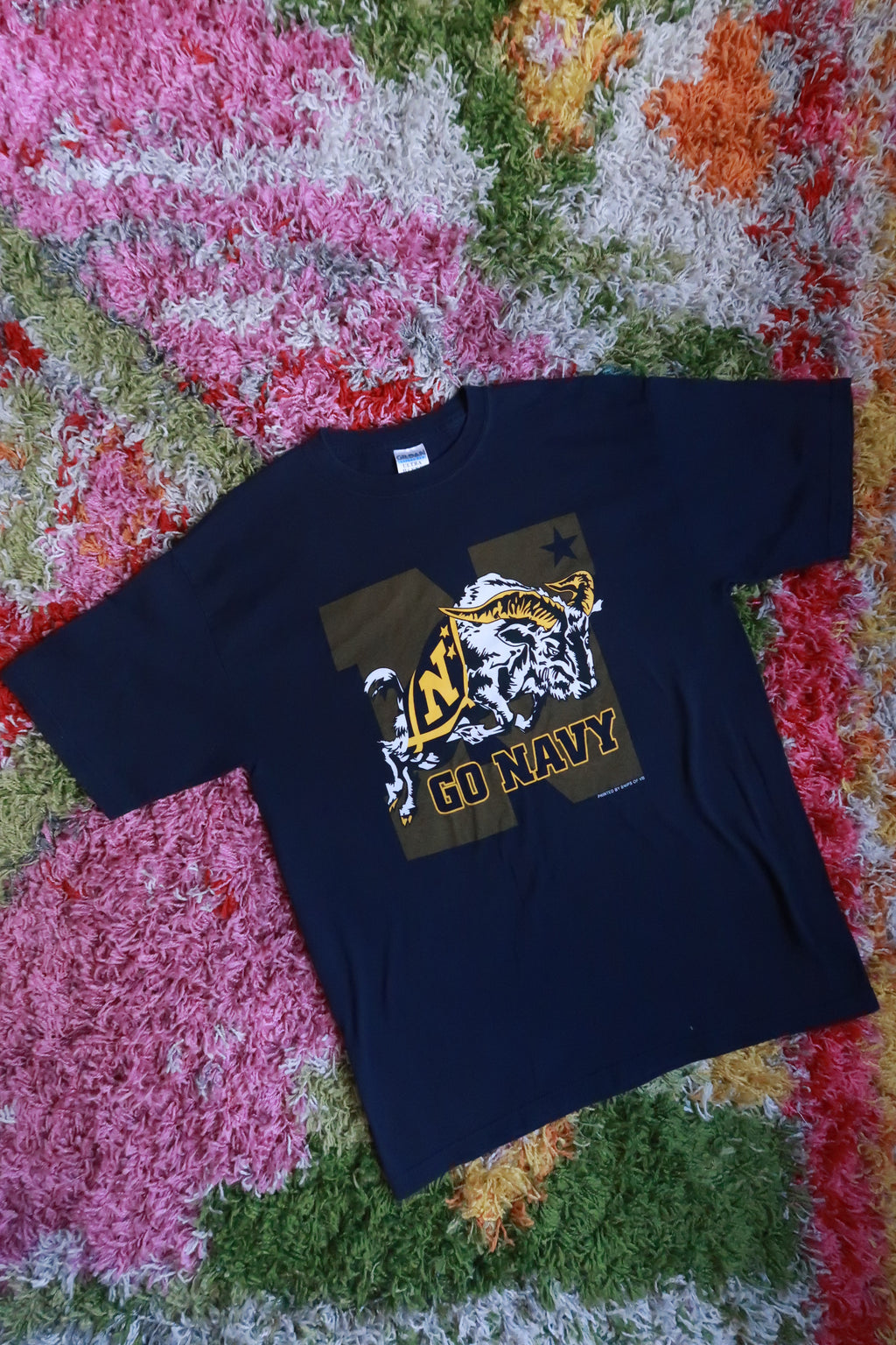 Vintage Go Navy Midshipmen Graphic T-Shirt