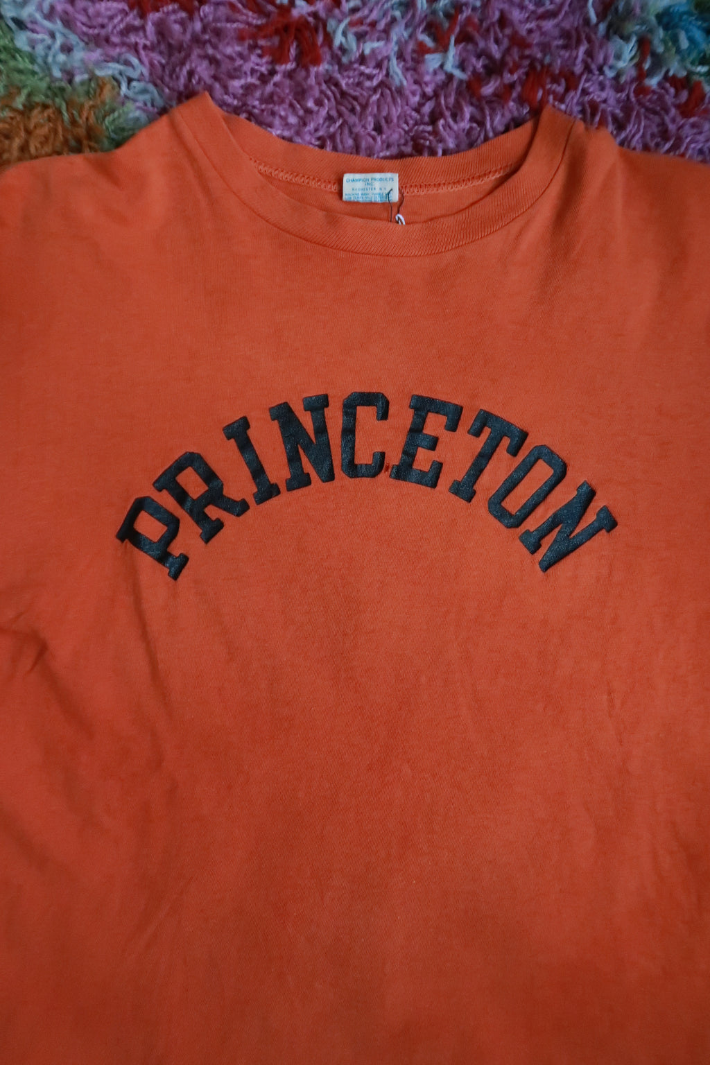 Vintage Princeton University Orange Collegiate T-Shirt