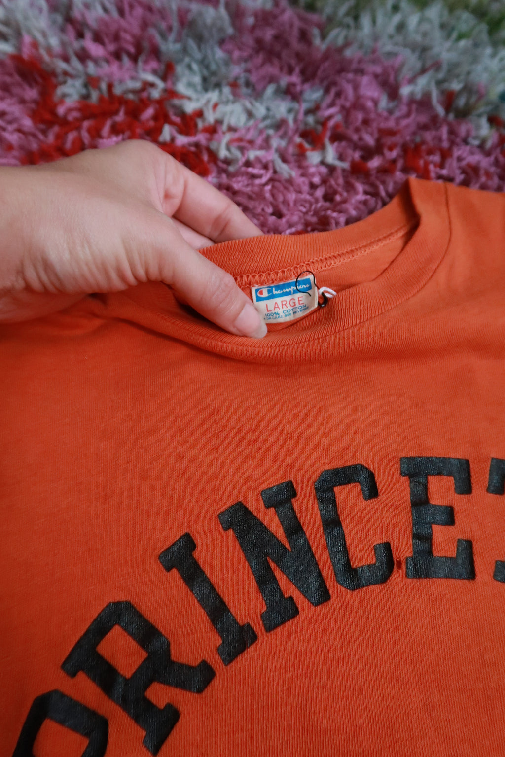 Vintage Princeton University Orange Collegiate T-Shirt