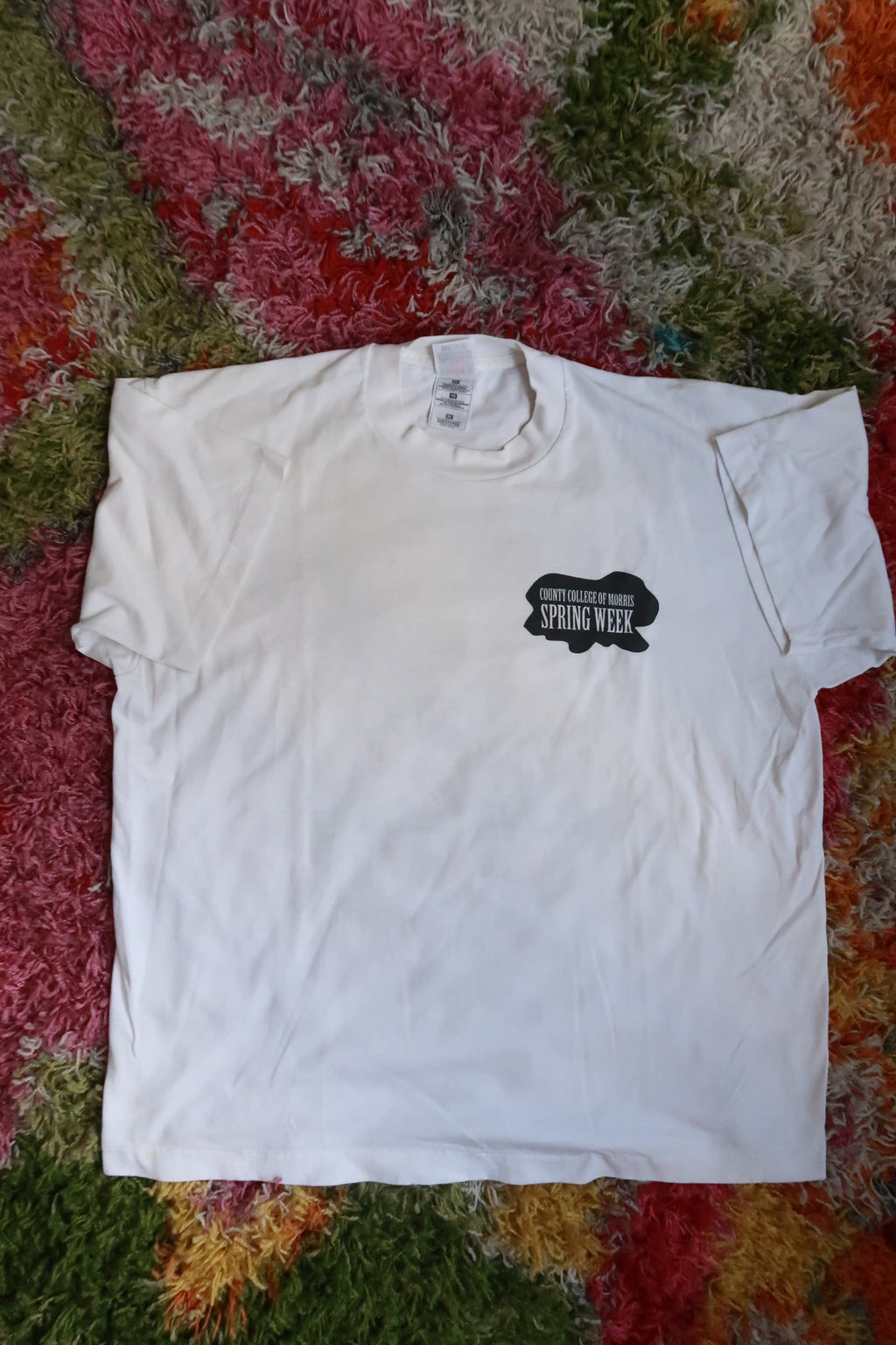 Vintage 1997 County College of Morris Spring Week Cow T-Shirt
