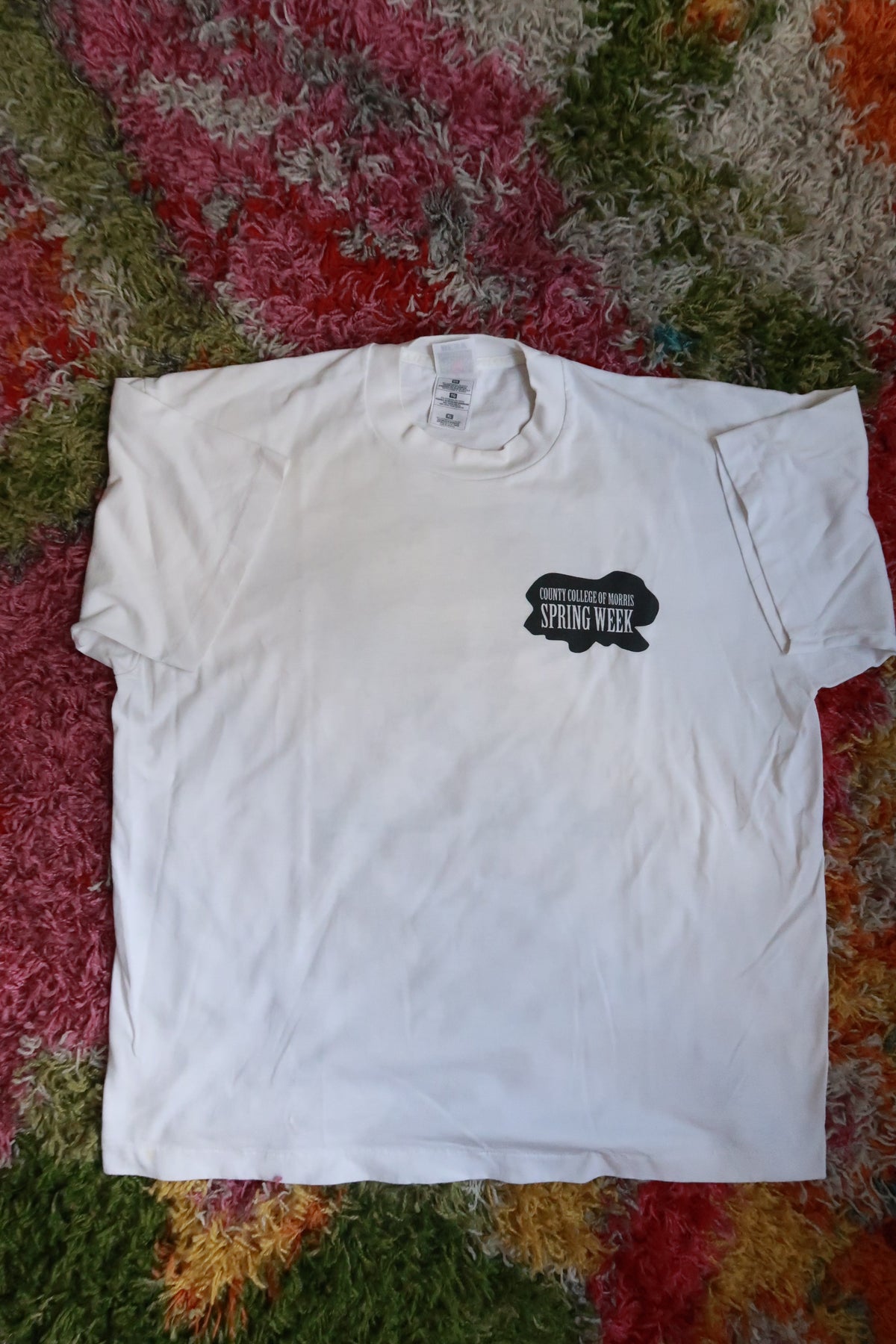 Vintage 1997 County College of Morris Spring Week Cow T-Shirt