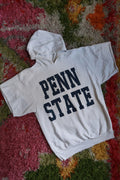 Vintage 90s Penn State Short Sleeve Hoodie