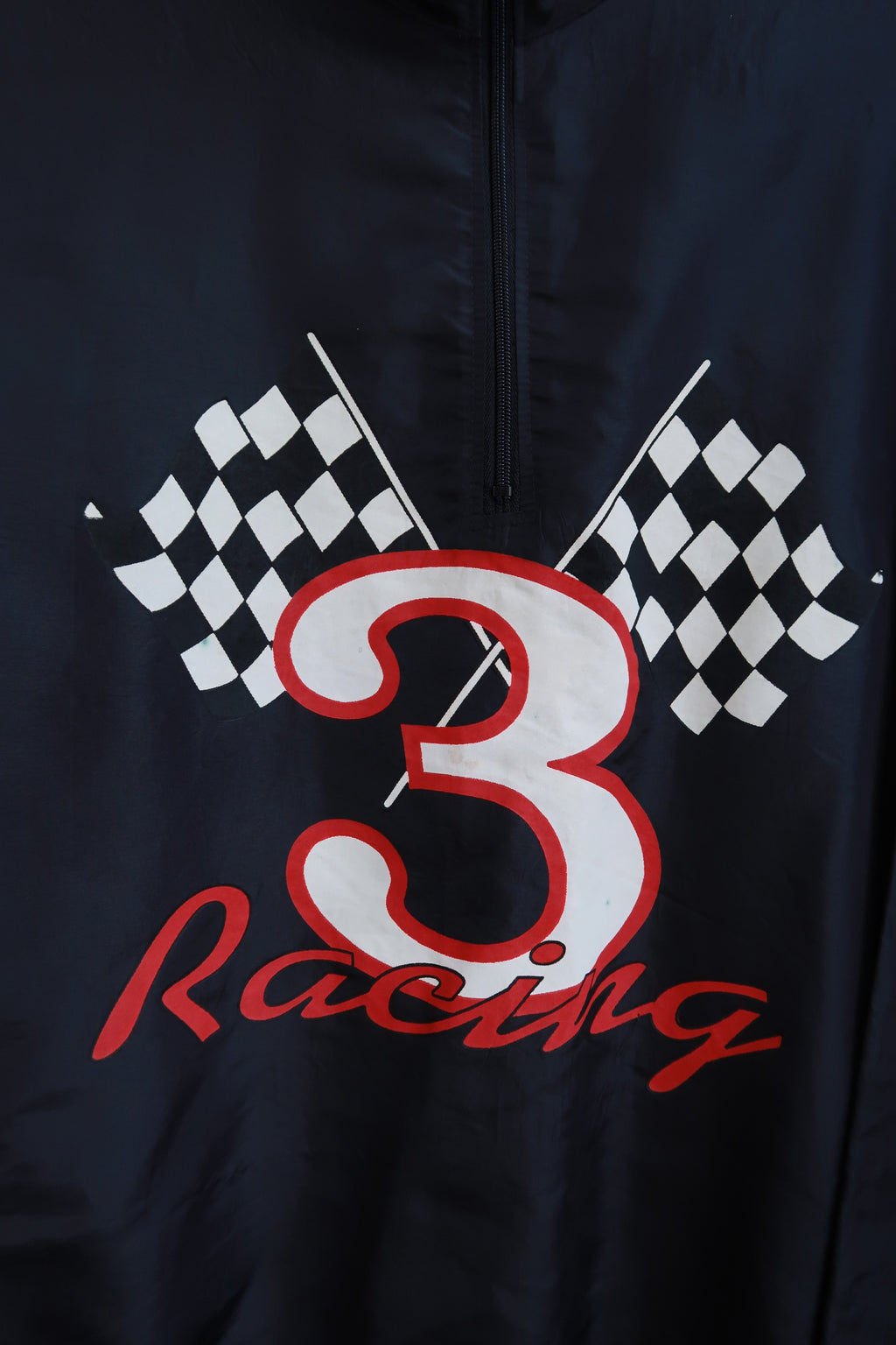 Vintage 90s No. 3 Racing Pullover Jacket