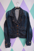 Vintage 2000s DKNY Denim Blazer Jacket