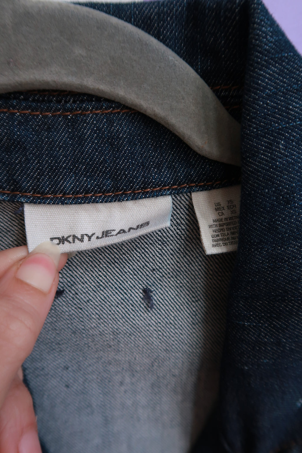 Vintage 2000s DKNY Denim Blazer Jacket