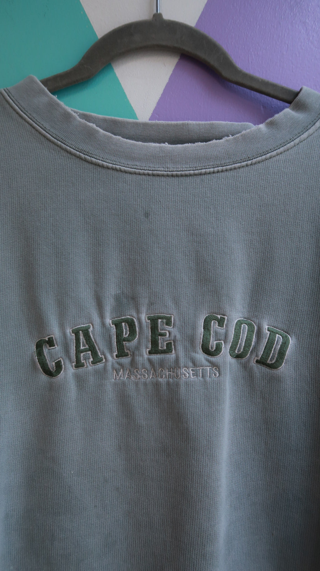 Vintage Cape Cod Massachusetts Distressed Crewneck Sweatshirt