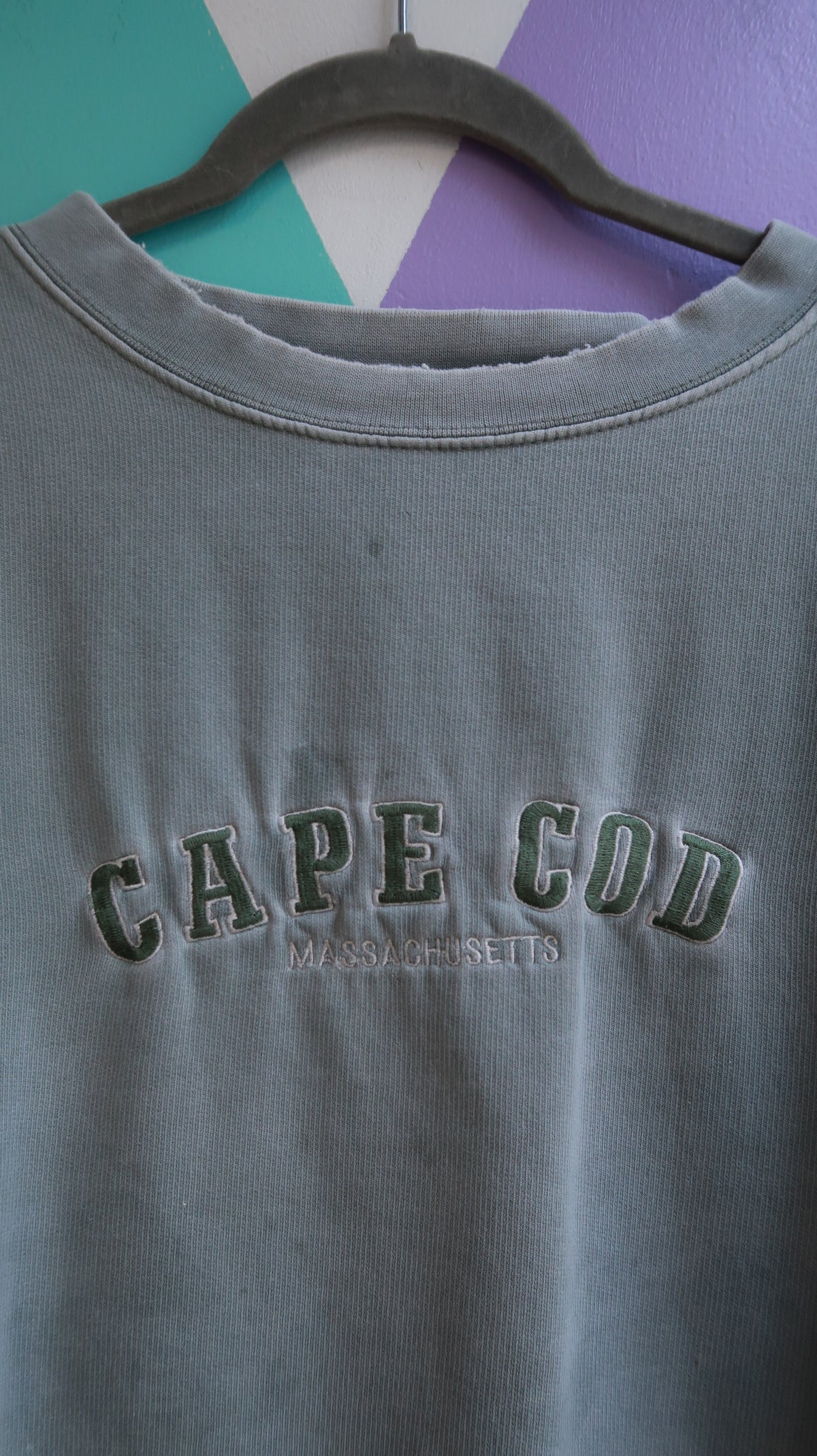 Vintage Cape Cod Massachusetts Distressed Crewneck Sweatshirt