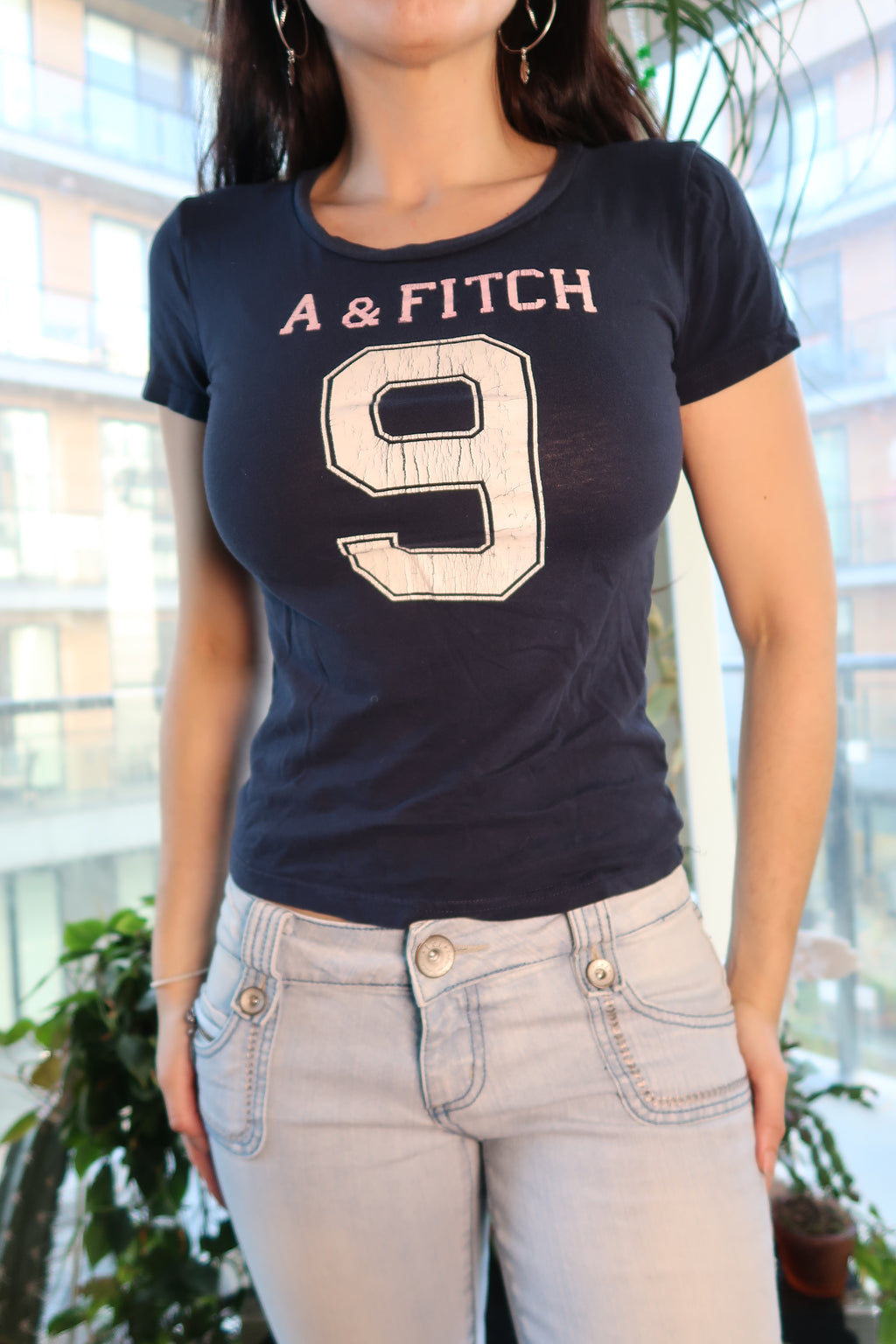 Vintage 2000s Abercrombie & Fitch Baby Tee