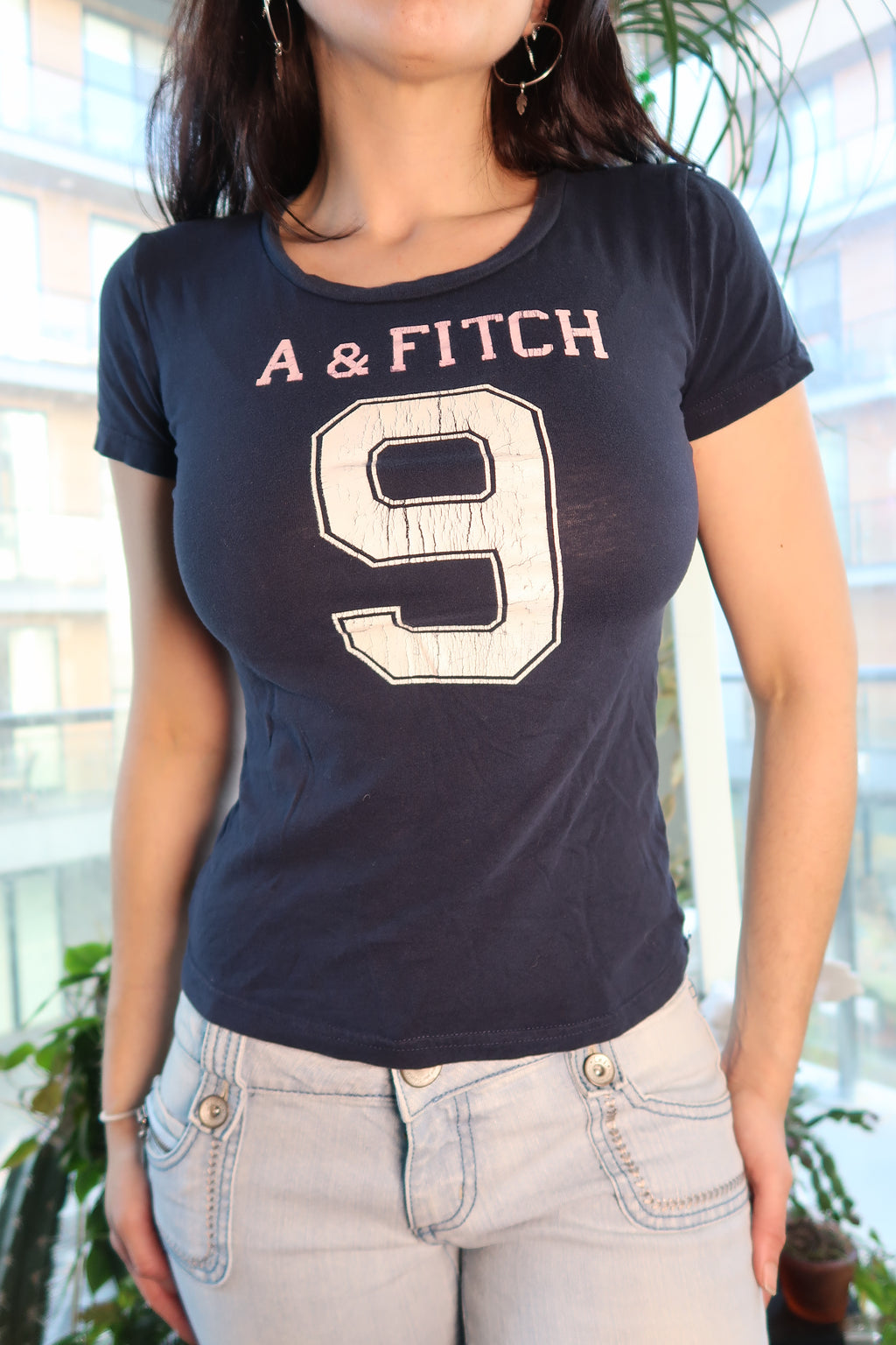 Vintage 2000s Abercrombie & Fitch Baby Tee