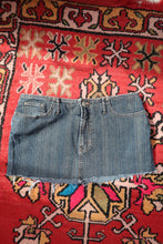 Load image into Gallery viewer, Vintage Denim Cutoff Mini Skirt
