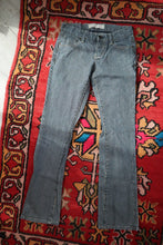 Load image into Gallery viewer, Vintage 2000s Pinstripe Low Rise Jeans
