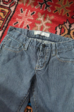 Load image into Gallery viewer, Vintage 2000s Pinstripe Low Rise Jeans
