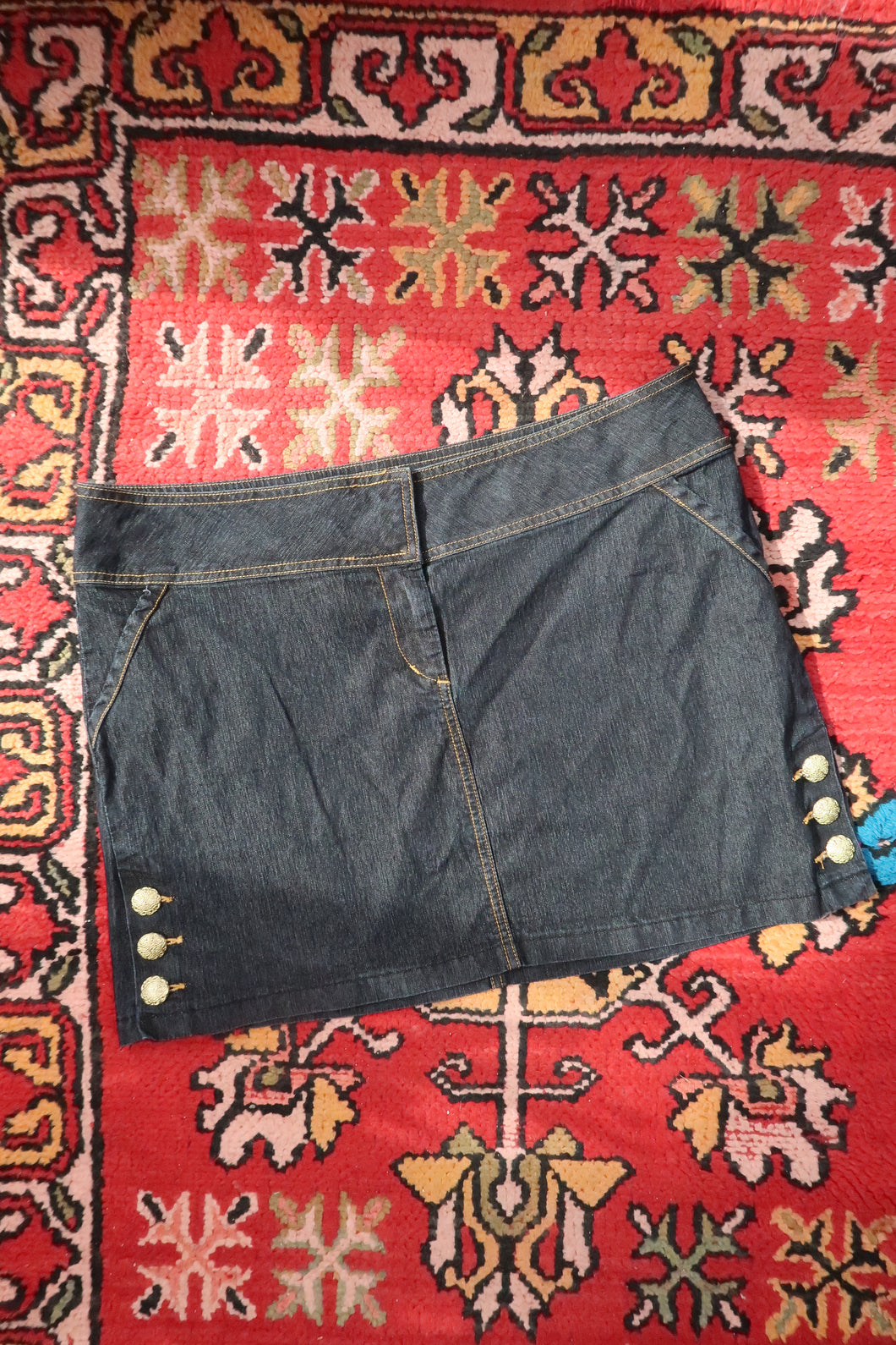 Vintage 2000s Bisou Bisou Denim Mini Skirt