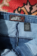 Load image into Gallery viewer, Vintage 2000s Lazer Jeans Patchwork Denim Skirt - Elektra Vintage
