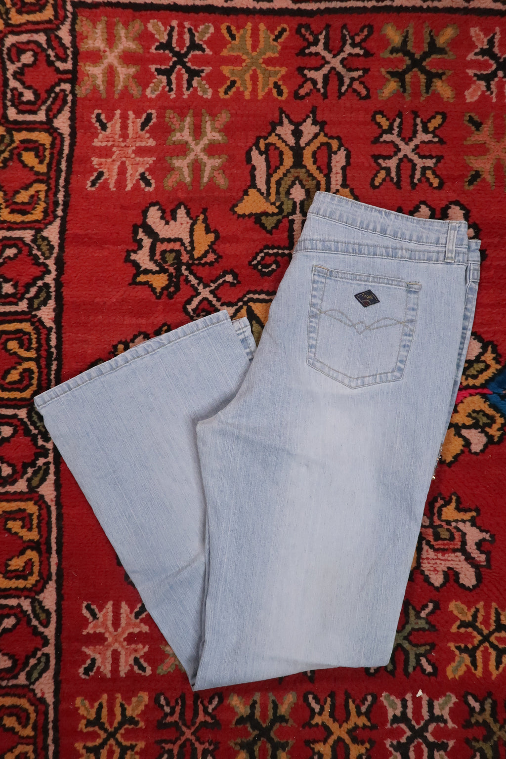 Vintage 2000s Sequin Butterfly Jeans - Elektra Vintage