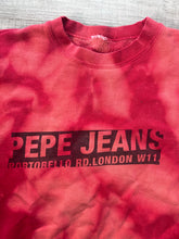 Load image into Gallery viewer, Vintage Pepe Jeans London Bleach Dye Crewneck
