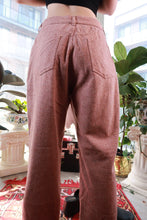 Load image into Gallery viewer, Women's vintage L.L.Bean wool blend high rise straight leg pants in Heathered Rust, casual style from Elektra Vintage.
