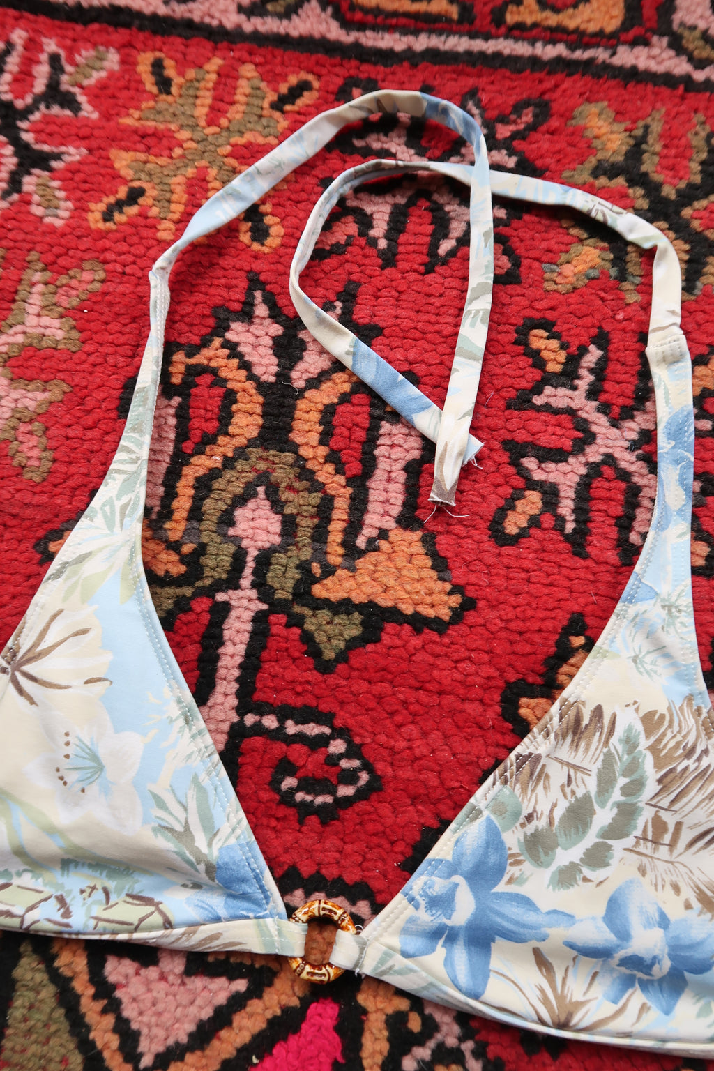 Vintage 2000s Rampage Floral Bikini Top