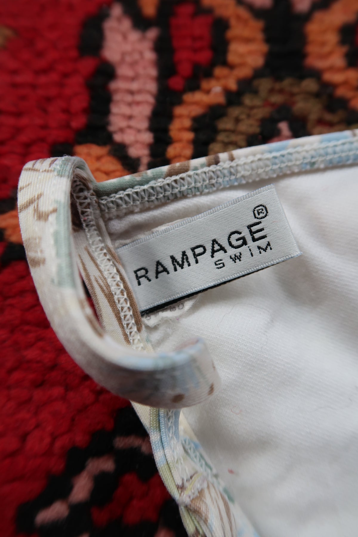 Vintage 2000s Rampage Floral Bikini Top