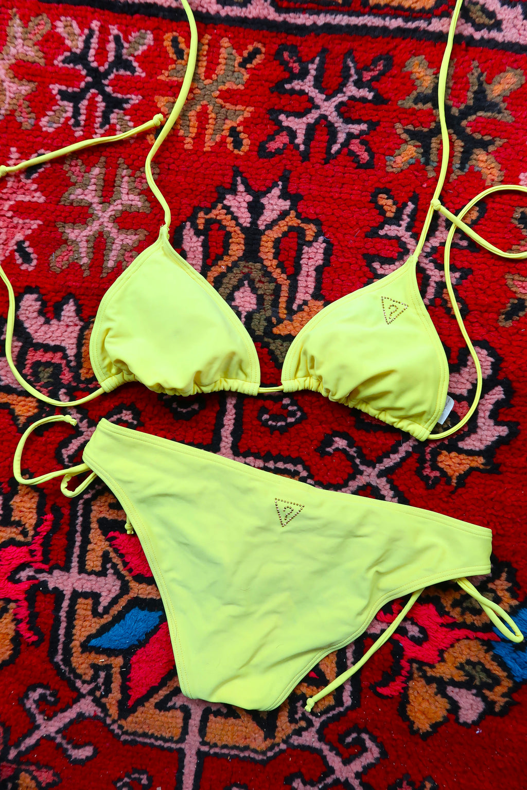 Vintage 2000s Guess Yellow Bikini Set