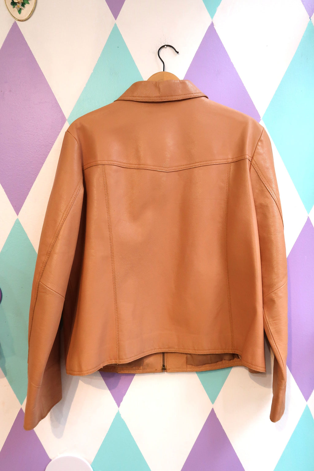 Vintage GAP Camel Leather Jacket