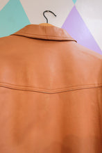 Load image into Gallery viewer, Vintage GAP Camel Leather Jacket
