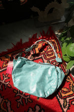 Load image into Gallery viewer, NWT Vintage 2000s BCBG Girls Aqua Blue Metallic Shoulder Bag
