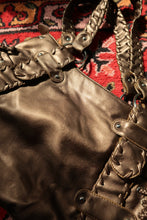 Load image into Gallery viewer, Vintage 2000s Bronze Metallic Hobo City Bag
