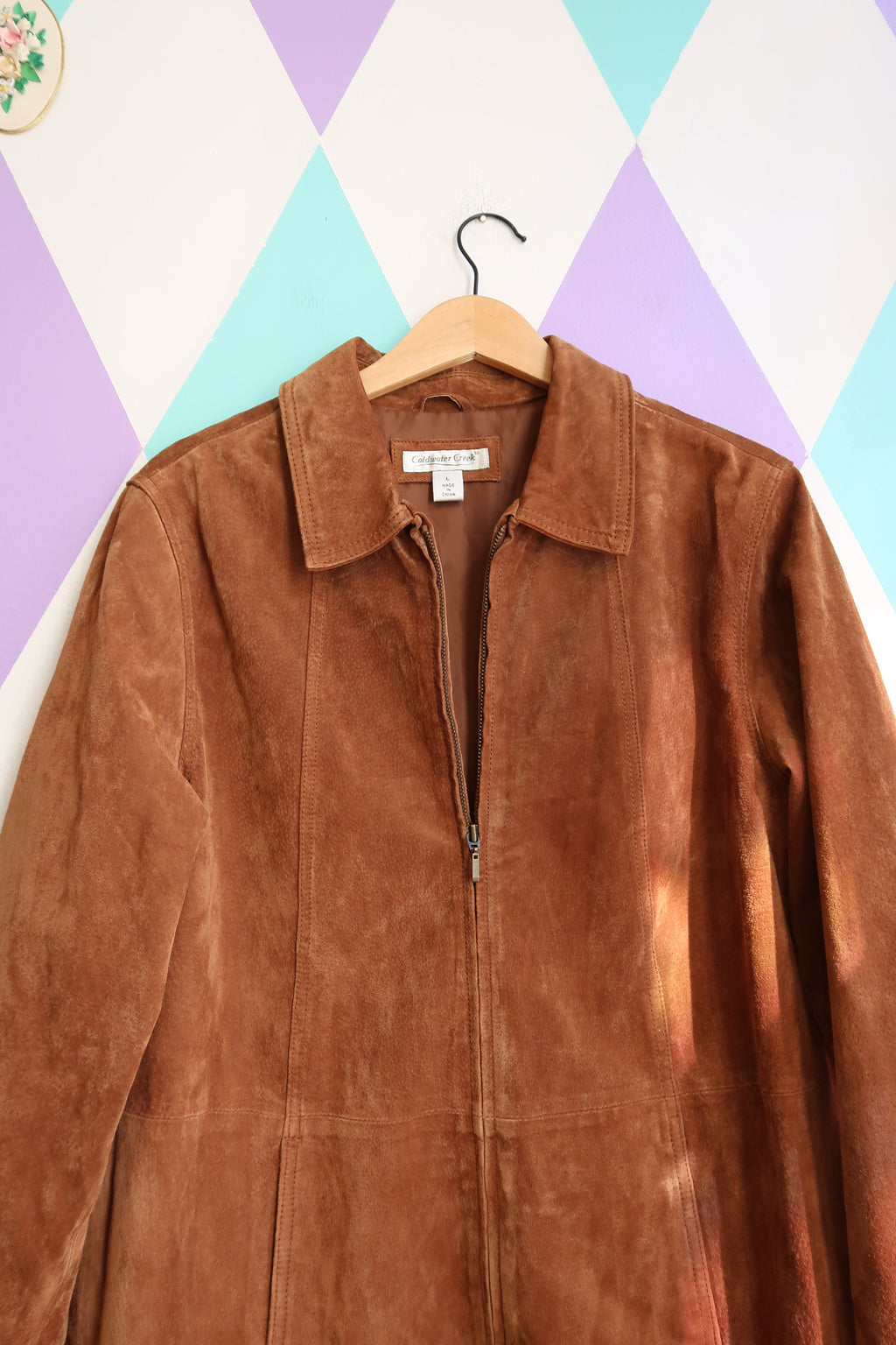 Vintage Tan Suede Jacket