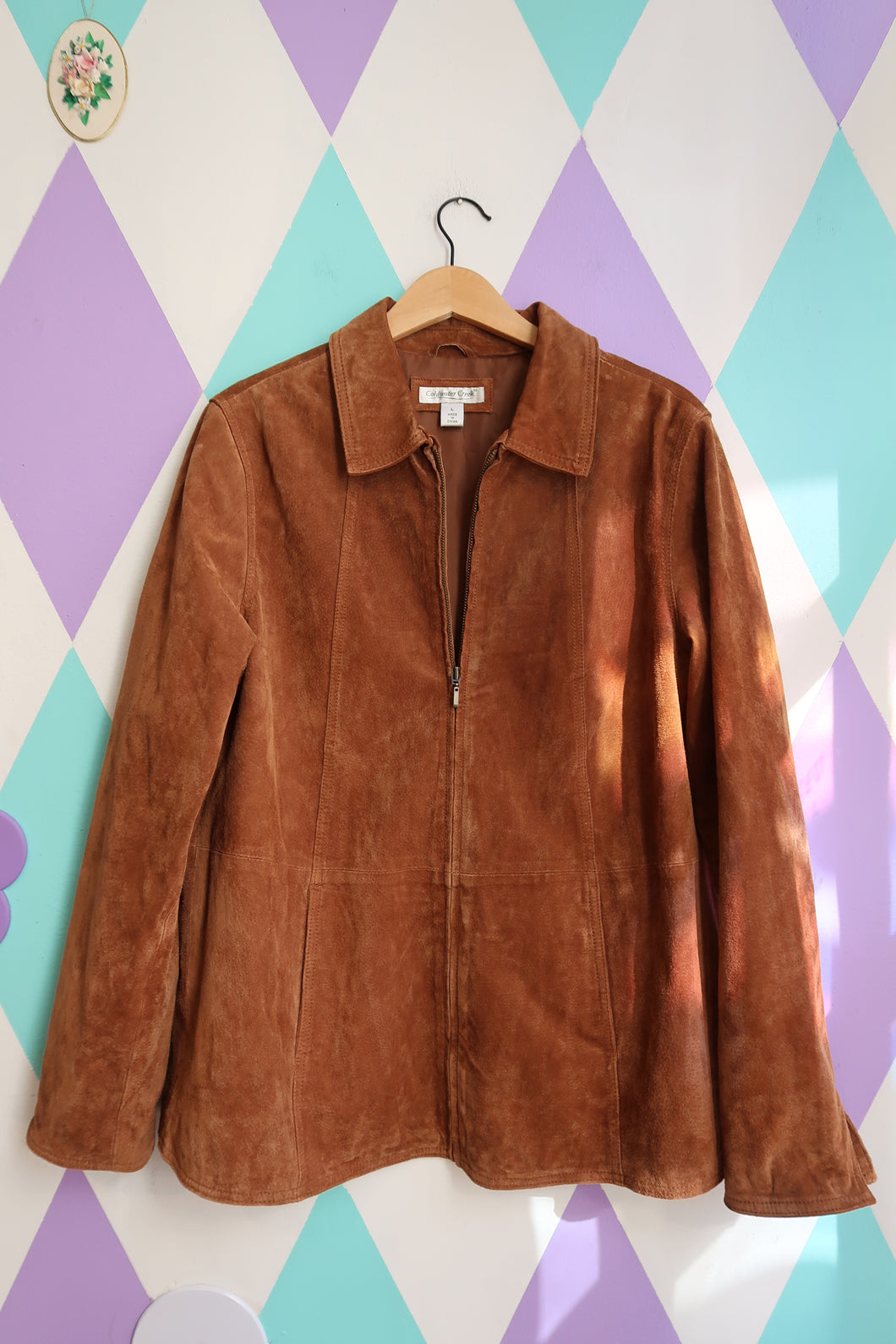 Vintage Tan Suede Jacket