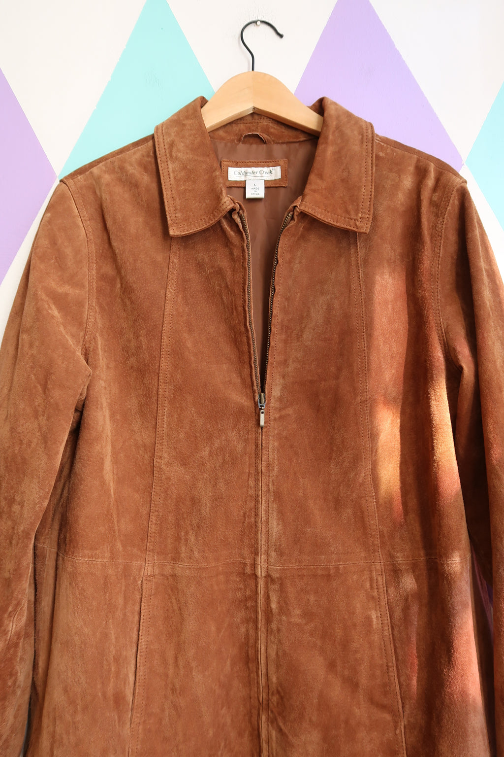 Vintage Tan Suede Jacket