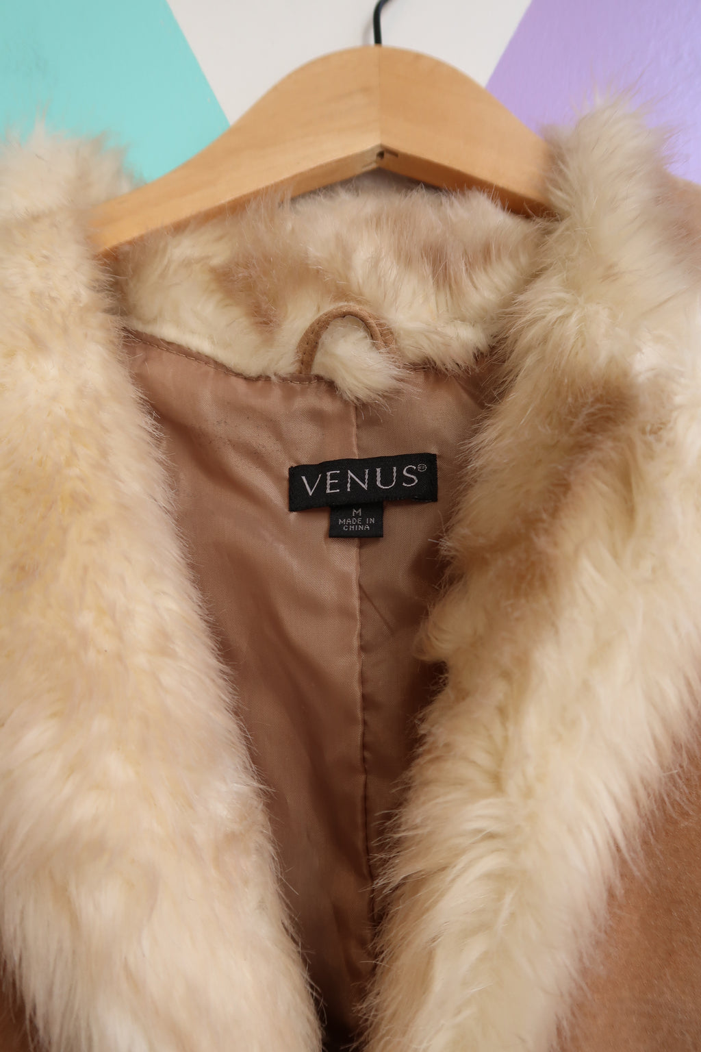 Vintage 2000s Suede Trench Coat with Shearling Lining
