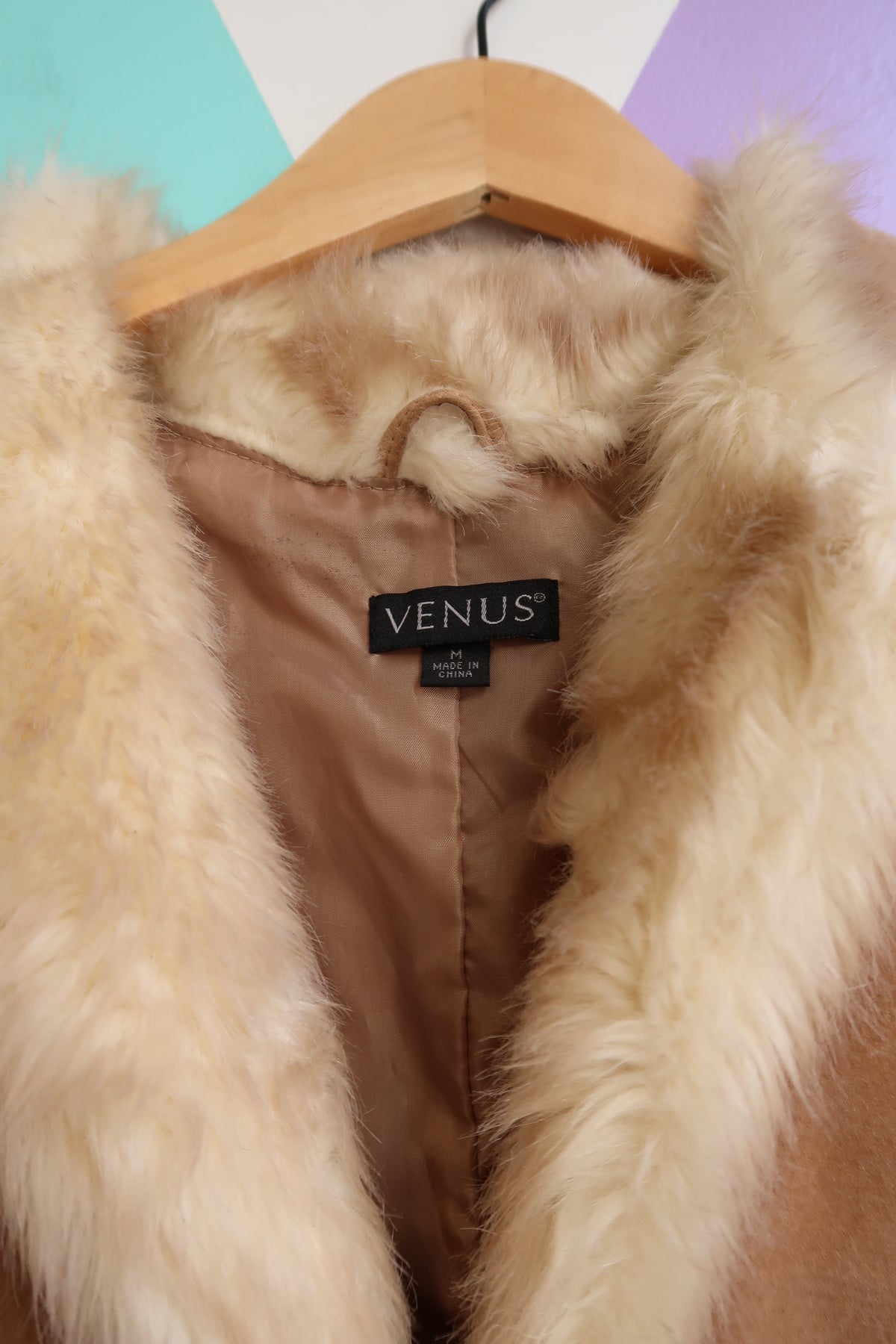Vintage 2000s Suede Trench Coat with Shearling Lining