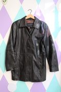 Vintage Black Leather Jacket