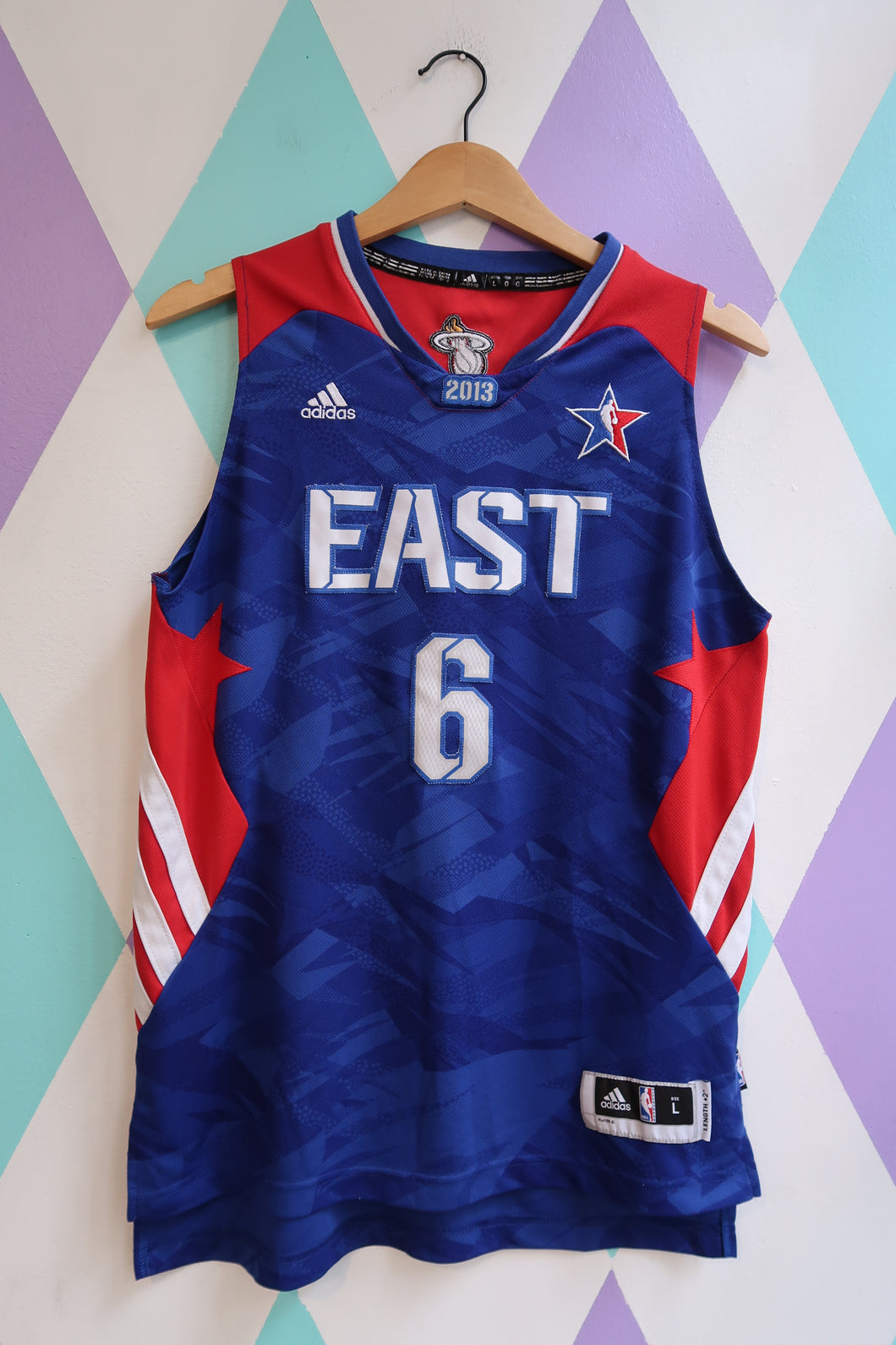2013 NBA All-Star East Jersey – LeBron James #6