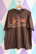 Vintage 2000s Harley-Davidson Brown Graphic Tee