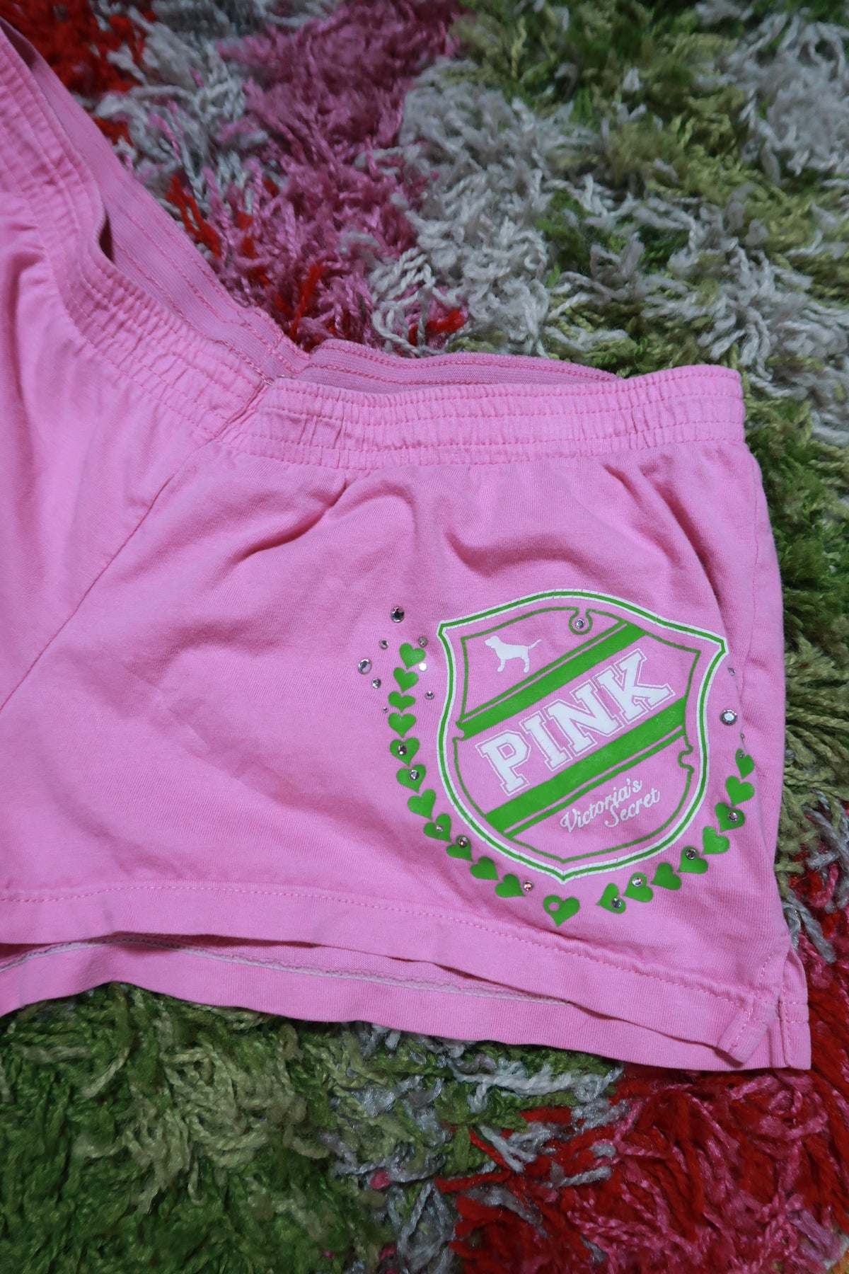 Vintage Y2K Victoria's Secret PINK Pink Graphic Shorts